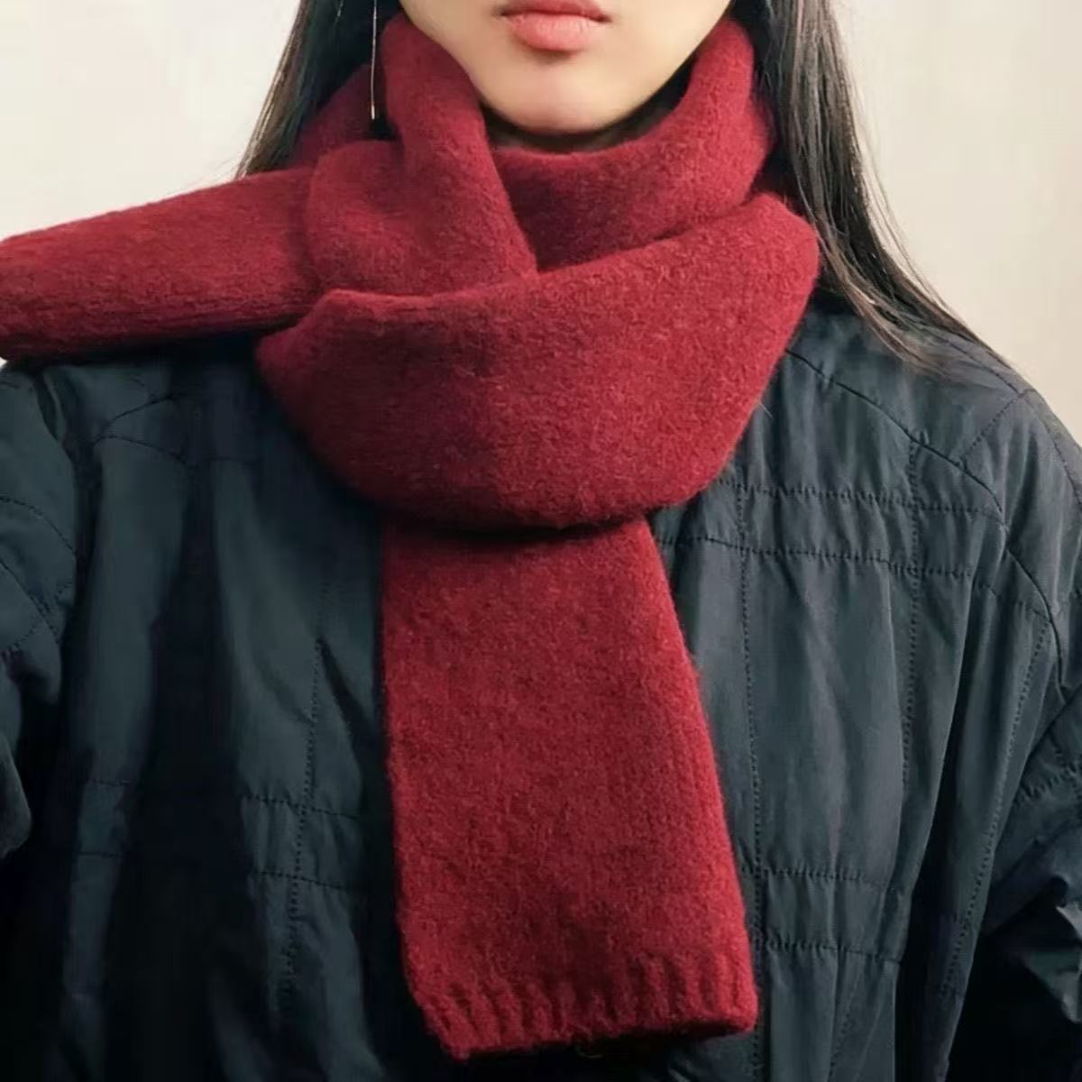 Wool Scarf Men - Erkekler ve Kadınlar için Koyun Yünü
