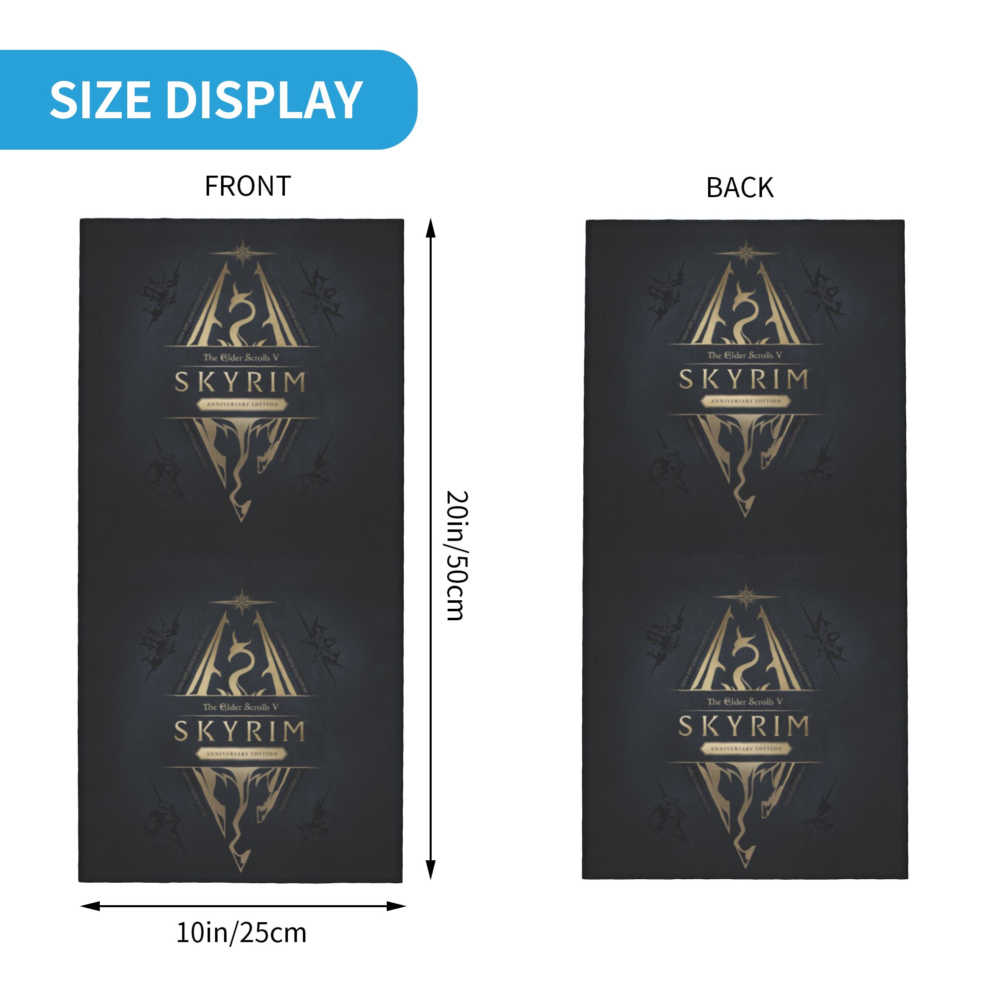 Özel Skyrim Logolu Bandana Kış - Neck Gaiter Fleece incelemesi ve fiyatı