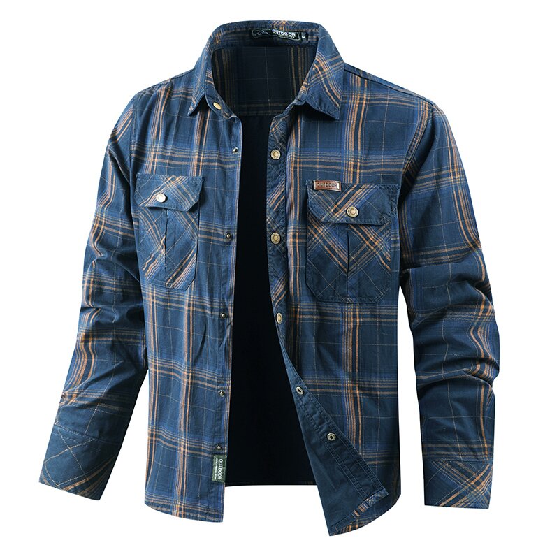 Sonbahar ve Bahar Moda Trendi  - Flannel Shirt Lined incelemesi ve fiyatı