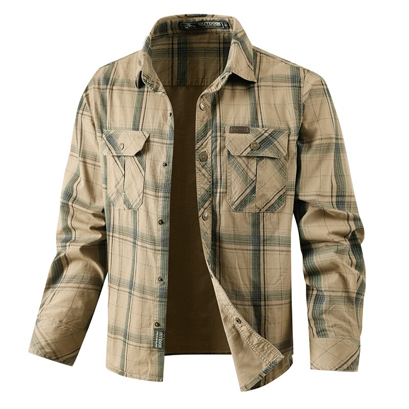 Sonbahar ve Bahar Moda Trendi  - Flannel Shirt Lined incelemesi ve fiyatı