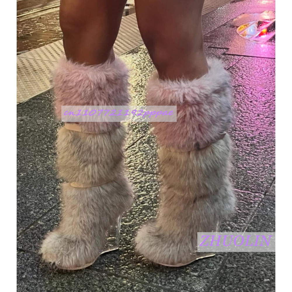 Kış Gradyan Tüylü Şeffaf Dolgu - Waterproof Winter Boot incelemesi ve fiyatı