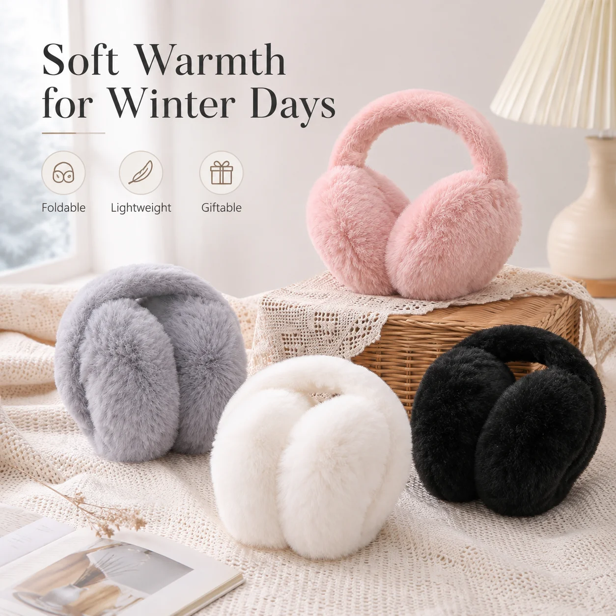 Süper Sıcak Peluş Kulaklıklar, - Earmuffs Foldable incelemesi ve fiyatı