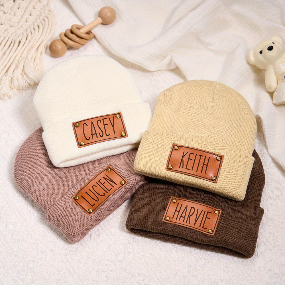 Özel Deri Yama Detaylı Bere, Ü - Knit Beanie Hat Warm incelemesi ve fiyatı