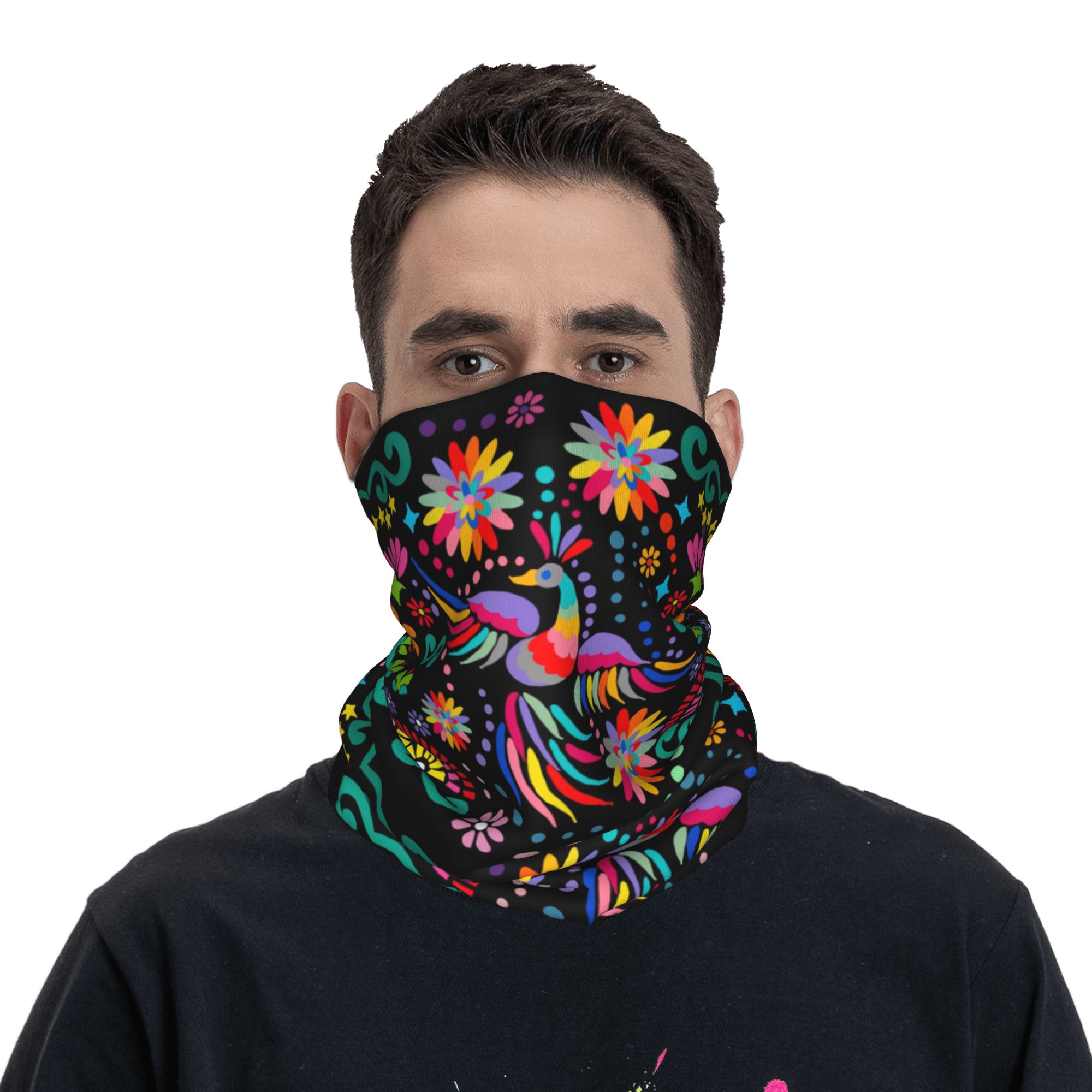 Özel Meksika Çiçek Desenli Tek - Neck Gaiter Fleece incelemesi ve fiyatı