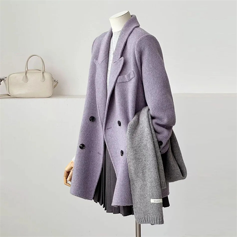 Kadın Çift Taraflı Yün Ceket İ - Wool Coat Peacoat incelemesi ve fiyatı