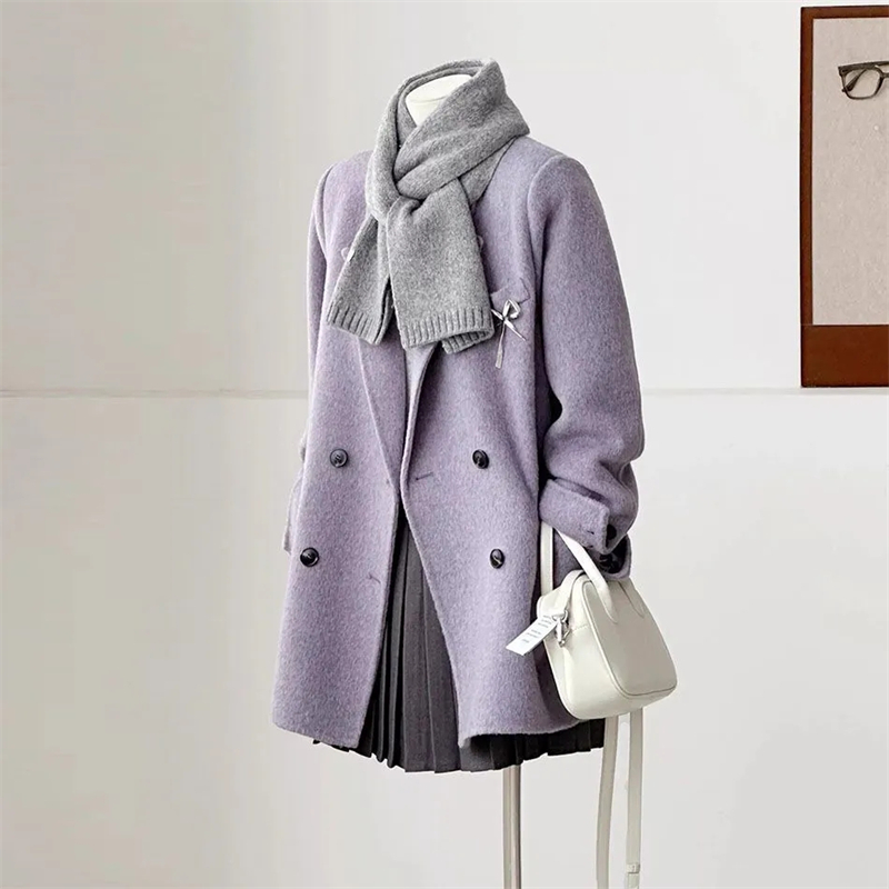 Kadın Çift Taraflı Yün Ceket İ - Wool Coat Peacoat incelemesi ve fiyatı